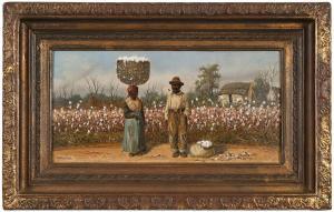 WALKER William Aiken 1838-1930,The Cottonfield,Brunk Auctions US 2024-01-11