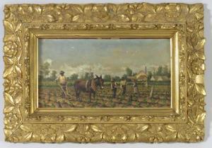 WALKER William Aiken 1838-1930,Tilling the cotton fields,CRN Auctions US 2015-04-26
