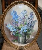WALKER Winifred 1919-1934,Delphiniums,Tooveys Auction GB 2010-04-21