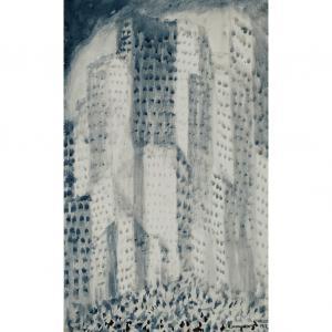 WALKOWITZ Abraham 1878-1965,Cityscape,1912,William Doyle US 2014-11-18