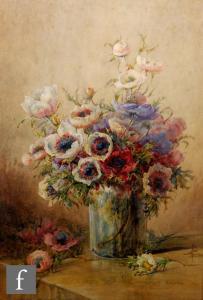WALL Josephine,Anemonies in a vase,Fieldings Auctioneers Limited GB 2019-11-16