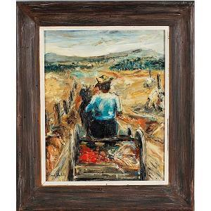 WALL Marie,Horse and buggy on rural road,Ripley Auctions US 2013-10-17