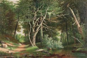 WALL William Allen 1801-1885,A Forest Pool,Skinner US 2017-01-27