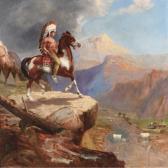 WALL Wing 1900-1900,Indian Brave Reconnoitering,Christie's GB 2003-03-04