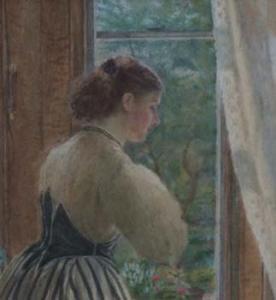 WALLACE Robert Bruce 1867-1881,At the Window,Peter Wilson GB 2012-02-15