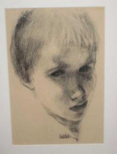 WALLAS Lee 1900-1900,Portrait of Young Boy,Ivey-Selkirk Auctioneers US 2009-05-16