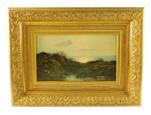 WALLER Frank 1842-1923,Summer landscape with water in distance,1883,Winter Associates US 2019-06-10