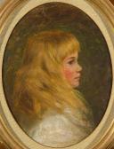 WALLER Mary Lemon,Portrait of a young girl with long blondhair,Bonhams GB 2008-09-20