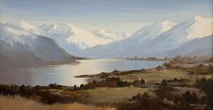 WALLERS Peter J. 1953,Lake Wanaka,1985,International Art Centre NZ 2024-08-27