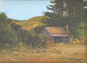 WALLERS Peter J. 1953,Old Timber Cottage, Moka,1994,International Art Centre NZ 2024-03-05