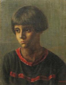 WALLFISCH L,Portret de fata,1922,Alis Auction RO 2012-11-06