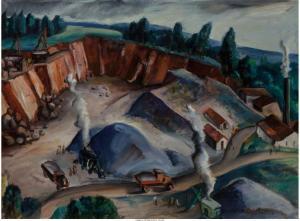 Wallis Frank 1897,Industrial Landscape,1934,Heritage US 2017-06-12