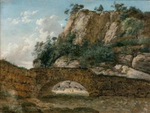 WALLIS George Augustus 1768-1847,Le pont de pierres,Ferri FR 2017-12-12