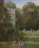 WALLIS George 1811-1891,Haddon Hall, Derbyshire,1883,Gorringes GB 2021-08-16