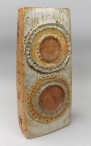 WALLWORK Alan 1931-2019,A unique slab-built stoneware vase of flattened fo,Rosebery's GB 2011-09-13