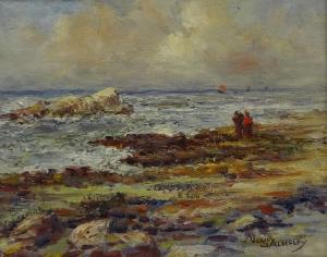 Walmsley James Ulric,Figures on the Scaurs Robin Hood's Bay,David Duggleby Limited 2018-09-14