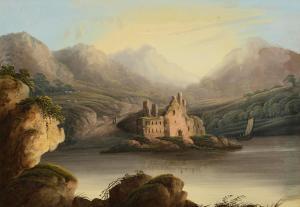 WALMSLEY Thomas 1763-1806,Mountainous Landscape with Lake and Castle,Morgan O'Driscoll IE 2023-05-22