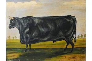 WALSH Bernard,A black bull,The Cotswold Auction Company GB 2015-05-15