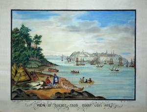 WALSH E J,View of Quebec,1832,Simon Chorley Art & Antiques GB 2011-06-23