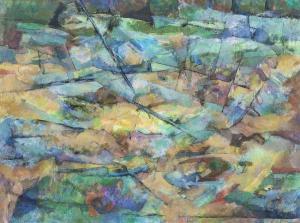 WALSHE Lorcan 1952,Abstract landscape,1984,Adams IE 2015-12-02