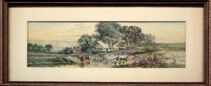 WALTER W.T,Cows in a Stream,Clars Auction Gallery US 2009-05-02