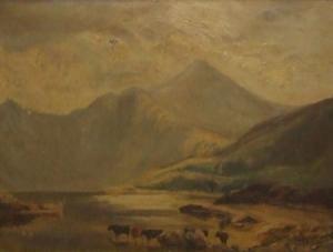 WALTERS A.M 1800-1900,Highland Landscape with Cattle,Keys GB 2009-08-07