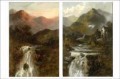 WALTERS F.,Mountainous river Landscape with waterfall and a mill,Hampton & Littlewood GB 2007-04-25