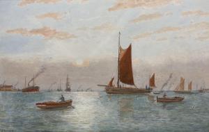 WALTERS George Stanfield 1838-1924,A Misty Morning on the Tyne,David Duggleby Limited GB 2023-10-21