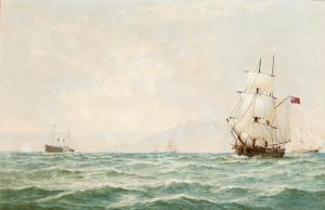 WALTERS George Stanfield 1838-1924,Shipping off the coast,1889,Bonhams GB 2012-01-20