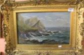 WALTERS K,Coastal Scene with Cliffs & Offshore Vessel,1911,Peter Francis GB 2014-04-23