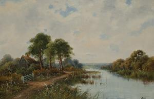 WALTERS U 1800,Cottage by a pathway; Cottage by the river.,1850,Bonhams GB 2006-05-16