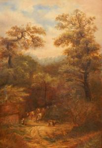 WALTON Amy E 1800,Cattle along a country track,Golding Young & Mawer GB 2017-02-22