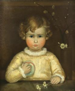 WALTON Cecile 1891-1956,Portrait of Malcom Ried Currie as a child,1926,Ewbank Auctions GB 2020-12-10