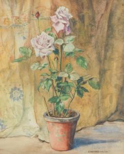 WALTON Constance 1866-1960,Potted rose,Bonhams GB 2022-05-18