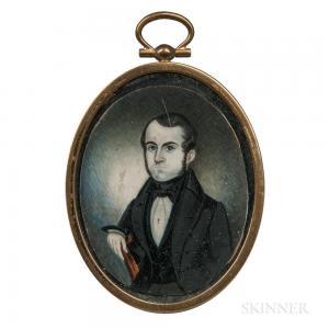 WALTON Henry 1804-1865,Miniature Portrait of a Gentleman,Skinner US 2018-11-03