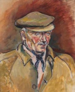 WALTON HOUGH Sheila,Portrait of William Carr,1977,Burstow and Hewett GB 2016-12-14