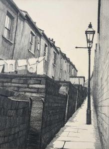 WALTON Stuart 1933,Back Westgrove Street, Bradford,1972,Tennant's GB 2024-03-02