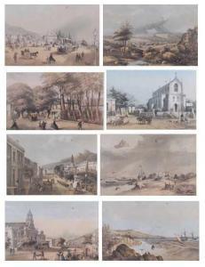 WALTON W.L 1834-1855,a set of eight South African topographical views,Lacy Scott & Knight 2022-03-19