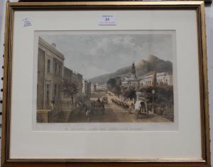 WALTON W.L 1834-1855,St. George's Cathedral, from Wale Street,Tooveys Auction GB 2019-08-14