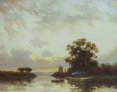 WALY Walter Felix Wuthrich 1913,Dutch river scene,Peter Wilson GB 2009-11-11