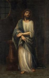 WAMPS Joseph 1689-1750,LE CHRIST LA NUIT DU JEUDI SAINT,1716,Versailles Enchères FR 2011-12-18