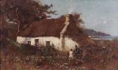 WANE Richard 1852-1904,A thatched fisherman's cottage with old man and ch,Bonhams GB 2007-11-27