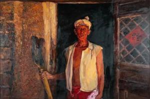 WANG Jove 1962,MAN IN DOORWAY,1997,Abell A.N. US 2021-10-03