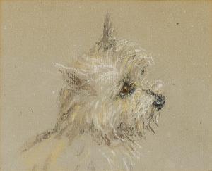 WANG YOUNG TING 1950,Study of a Terrier,Bonhams GB 2008-02-12
