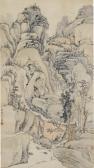 WANG ZHIRUI 1600-1600,LANDSCAPE OF HUANGSHAN,Sotheby's GB 2018-10-01