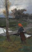 WANKIE Wladyslaw Wanke 1860-1925,ZMIERZCH,,1900,Agra-Art PL 2020-06-21