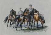 WANKLYN Joan 1924-1999,Horse in Attendance,Gilding's GB 2017-11-21