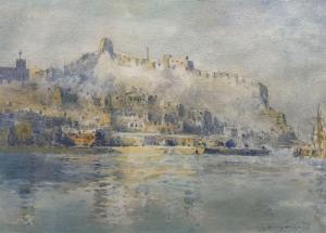 WANLESS Harry 1872-1934,Scarborough Castle and Harbour,David Duggleby Limited GB 2024-07-25