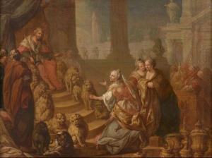 WANNENMACHER Joseph 1722-1780,Salomon et la reine de S,1747,Artcurial | Briest - Poulain - F. Tajan 2020-09-29