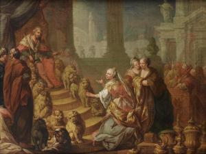 WANNENMACHER Joseph 1722-1780,The Queen of Sheba before Solomon,Bonhams GB 2013-10-30